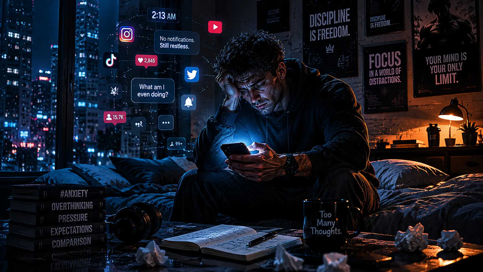 Why modern men overthink so much in the digital age