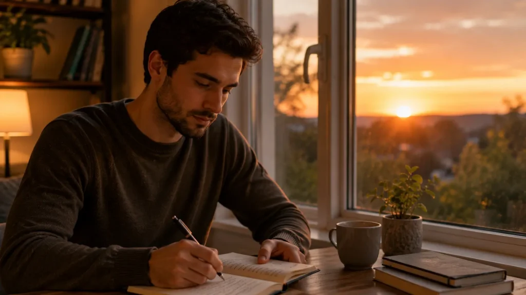 evening reflection for mental clarity